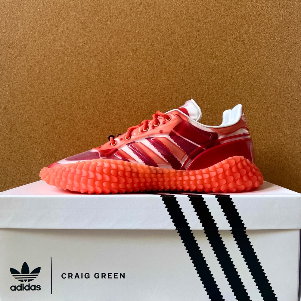 Adidas x Craig Green red orange luxury designer sneakers shoes